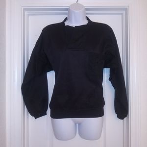 Andrew St. John Black Pullover Lightweight Sweater